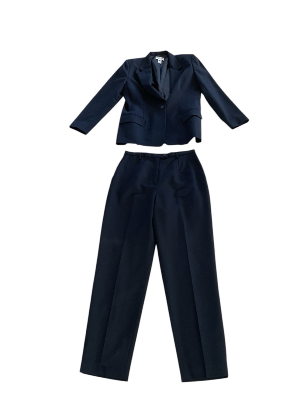 Classic Navy Women’s Blazer & Trousers Set - Tailored Suit - Picture 4 of 15